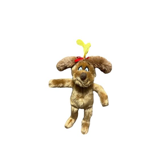 Aurora Dr. Seuss Grinch SOFT MAX THE DOG 7" Plush Stuffed Animal Toy - Picture 1 of 2
